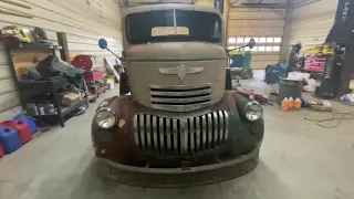 Genoe’s 1946 Chevrolet COE cab over engine Chevy ls swap