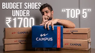 5 BUDGET CAMPUS SNEAKERS UNDER  ₹1700 | (IN HAND AND ON FEET)