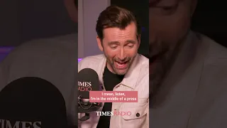 David Tennant learns you should never ask a woman her age