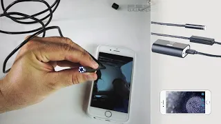 CAMÉRA ENDOSCOPIQUE HD - image sur smartphone ou tablette en WIFI - [PEARLTV.FR]