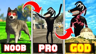 How To UPGRADE CARTOON DOG Into A GOD In GTA 5 ... (Secret Powers!) - GTA 5 Mods Funny Gameplay