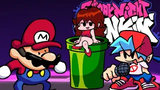 Friday Night Funkin' - V.S. Speedrunner Mario FULL WEEKS - FNF MODS [HARD]