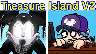 Friday Night Funkin' VS Five Nights at Treasure Island V2 (FNF Mod) (FNATI Mickey Mouse Horror/FNAF)