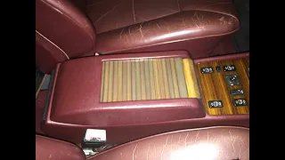 How to fix the center console sliding lid on W124 W126 Benz