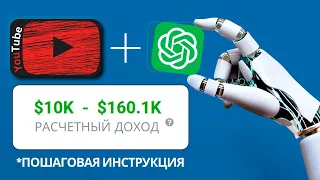 💸 Заработок на Youtube + ChatGPT (БЕЗ ЛИЦА)