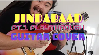 JINDABAAD || Jindabaad Pt.1 || Guitar Cover || Saurab || Ulto Chalachitra ||