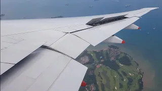 [HARD LANDING] Singapore Airlines Boeing 777-300ER in SIN