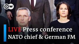 NATO chief Stoltenberg and German Foreign Minister Baerbock hold press conference