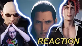 RENO, RUDE, SUMMONS, HOLY S**T!! - FINAL FANTASY 7 REMAKE TGS 2019 GAMEPLAY TRAILER REACTION!