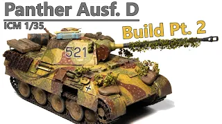 Panther Ausf. D - Part 2 Painting & Weathering - ICM 1/35 Tank Model Build