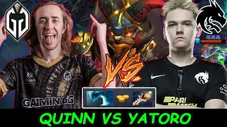 Quinn vs Yatoro : CLASS S BATTLE #Ti12 Battlegrounds with Pros Stacked