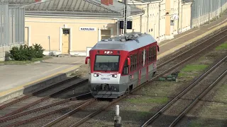 Рельсовый автобус 620M-010 на ст. Радвилишкис / 620M-010 railcar at Radviliškis station