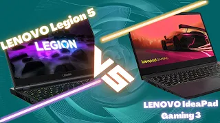 Comparing the Lenovo IdeaPad Gaming 3 and Lenovo Legion 5: Which is the Best Gaming Laptop?
