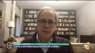 La7 - Crisanti: "Vigilare sulle varianti resistenti vaccino. In Italia non viene fatto monitoraggio"