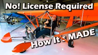 Aerolite 103 Ultralight - How its Made - Factory Tour - No  License Required - Part 103 Legal