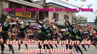 San Jose Cam.Sur Town Fiesta 2023,Military,Lyre and Drums,and Majorettes exhibition I Rolece Pascua