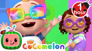Match Rainbow Colors with JJ! | Kaleidoscope Song | CoComelon Nursery Rhymes & Kids Songs