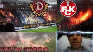 PYRO ESKALATION BEI 2. LIGA RELEGATION ⎮DYNAMO DRESDEN - KAISERSLAUTERN STADIONVLOG