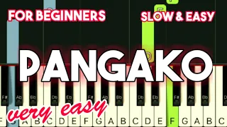 KINDERGARTEN - PANGAKO | SLOW & EASY PIANO TUTORIAL
