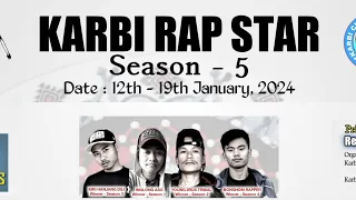 Karbi Rap Star Season 5 rules | 50th Karbi Youth Festival, 2024 Golden Jubilee