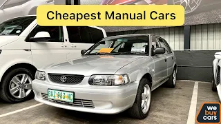 CHEAPEST Manual Cars For Sale at Webuycars !!