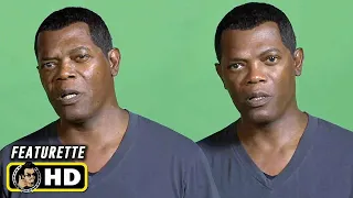 CAPTAIN MARVEL (2019) "De-Aging" Behind the Scenes [HD] Samuel L. Jackson