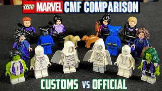 LEGO Marvel CMF Series 2: CUSTOMS vs OFFICIAL Comparison