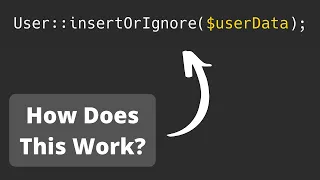 Laravel Query Builder: insertOrIgnore to Ignore SQL Errors