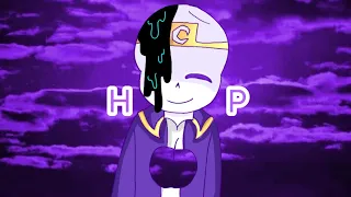 HP // meme // Undertale Au // Art  // Nightmare Sans //