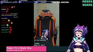 Projekt Melody reacts to her taking over Nagzz stream