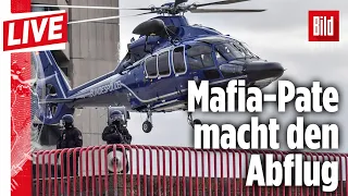 🔴 BILD EXKLUSIV: Hier macht der Mafia-Pate den Abflug I BILD Live