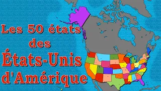 Géographie : les 50 états des états-unis d'Amérique et leurs capitales classés par date.