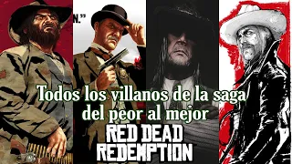 Top 7: Todos los villanos de la saga Red Dead Redemption del peor al mejor RDR1 y 2