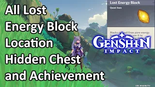 All Lost Energy Block Location Hidden Chest and Achievement Genshin