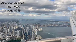 [4K] TRIP REPORT | American Airlines (Main Cabin Extra) | Airbus A319 | Atlanta (ATL) - Miami (MIA)