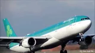 Aer Lingus Airbus A330-300 Take Off Dublin Airport