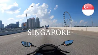 MANUAL BIKE RIDE FOR THE FIRST TIME | Yamaha R15 V4 | Singapore 2022 (4K)