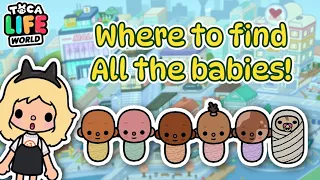 Where To Find All the Babies | Toca Life | Everyone's Toy Club