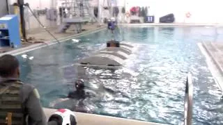 US Navy Aircrew Training- Pensacola Helicopter Dunker