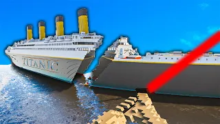 PŘESEKNUL JSEM TITANIC NA PŮL EPICKOU KATANOU! - Teardown Mods