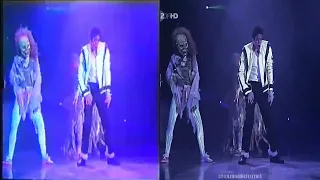 Michael Jackson Thriller Munich 1997 (original vs edited)