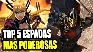 Las 5 Espadas mas Poderosas del Universo Marvel - Datos Banana