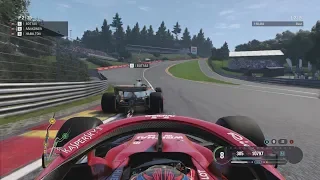 F1 2018 Gameplay with Kimi Raikkonen at Spa Francorchamps!