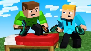 Minecraft Bedwars med Olof