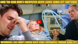 "Heartbreaking News: Nikki's Unexpected Passing Leaves Genoa City in Disbelief"