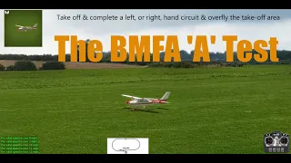 BMFA Fixed Wing A test. Flown in the Simulator using BMFA Buckminster as a location.
