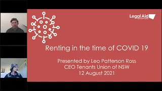 Renting in the time of COVID 19 - an update - August 2021