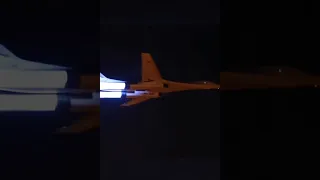 B-1 Lancer Takeoff Night