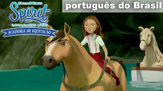 Academia de Equitação Parte 2 | SPIRIT CAVALGANDO LIVRE | NETFLIX