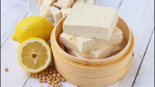 Homemade Tofu: Using Lemon Juice [Kua Taum Paaj]